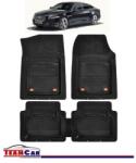TeamCar® Covorase Auto TeamCar® Tip Tavita Compatibile Jaguar XJ X351 (2009-2019) Negru Material Rezistent (SKU-JJ-0006)