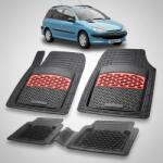 TeamCar® Covorase Auto Tip Tavita Compatibile Peugeot 206 SW (2002-2007) Red (CVRqPEUGEOT206SWq2002)
