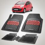 TeamCar® Covorase Citroen C1 Hatchback 3 Usi Pre-Facelift Compatibile 2005-2009 | Red (1CzqITROEqN)