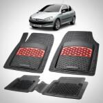 TeamCar® Covorase Tavita Cauciuc Compatibile Peugeot 206 Hatchback (3 usi-1998-2003) Red (CVRwqPEUGEOT206HATCHBACKqw1998)