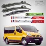 TeamCar Ștergătoare Renault Trafic II JL Bus L1H1 (2001-2006) Flat | Set Complet - TeamCar® (T1Q1Q2xFC12wq3A)