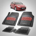 TeamCar® Covorase Citroen C4 Hatchback 3 Usi Facelift Compatibile 2008-2010 | Red (F2RTGHKLq)