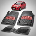TeamCar® Covorase Auto Hyundai i10 2007-2010 - Cauciuc Tip Tavita-Red (HYUa77w776y2015)