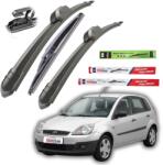 TeamCar Ștergătoare Ford Fiesta V FL Hatchback 5 uși (2005-2008) - Set Complet Flat (QWFIEG4324U400)