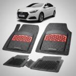 TeamCar® Covorase Hyundai i40 2015-2018 - Cauciuc Tip Tavita -Red (HYU12jhy7hj32017)