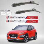 TeamCar Ștergătoare Hyundai Kona (2017-2020) Flat | Set față - TeamCar® (TC-KONA-600-400)