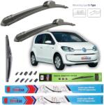 TeamCar Stergatoare Volkswagen e-Up! (2013-2020) Set Complet (TCEUP2T1550IY7)