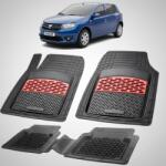 TeamCar® Covorașe Dacia Sandero II Hatchback 2012-2020 Compatibile | Red Edition - TeamCar® (DAC-SANDEROIITCHBACKgfkk)