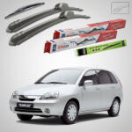 TeamCar Ștergătoare Suzuki Liana Combi ER 2001-2007 | Braț Metalic | Set Față și Spate Flat - TeamCar® (TC-SUZLIANACER0107550450380MF)
