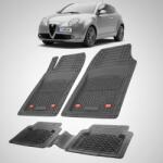 TeamCar Covorase Alfa Romeo MiTo Hatchback 3 Usi Facelift Compatibile 2013-2016 | Black (SQTLVIzOWQ)