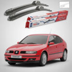 TeamCar Ștergătoare Seat Leon 1M 1999-2006 | Set Față Flat - TeamCar® (TC-LEON1MHOOK550500F)