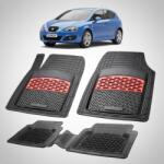 TeamCar® Covorase Seat Leon Hatchback 5 Usi Facelift Compatibile 2009-2012 | Red (SEaATTEAMCs)