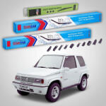 TeamCar Ștergătoare Suzuki Vitara ET 1995-1998 | Set Față și Spate Flat Premium - TeamCar® (TC-SUZVTET9598450450300FP)