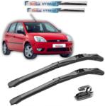 TeamCar Ștergătoare Ford Fiesta V Hatchback 5 uși (2002-2005) - Set față Hybrid (QWFIES6906218U400)