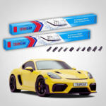 TeamCar Ștergătoare Porsche 718 Cayman GT4 RS 982 2021-2026 | Set Față Flat - TeamCar® (TC-PORSCHE718CAYMANGT4RS982550525FU)