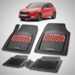 TeamCar Covorașe Skoda Fabia III Hatchback Facelift 2018-2021 | Red Edition - TeamCar® (derqw6tgf146)
