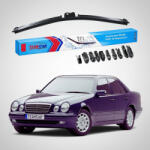 TeamCar Ștergătoare Mercedes-Benz Clasa E W210 1995-2003 | Set Față Flat - TeamCar® (TC-MERCEDESEW210640FU)