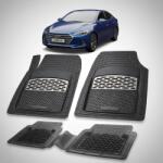 TeamCar Covorase Auto Cauciuc Tip Tavita Hyundai Elantra VI (2015-2020) - Silver (HYUxHYUx2015x2020f)