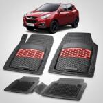 TeamCar® Covorașe Hyundai ix35 FL 2013-2015 | Red Edition - TeamCar® (cov765yt54421blk8x)
