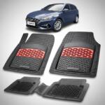 TeamCar® Covorase Hyundai i30 III Tourer 2020-2026 - Cauciuc Tip Tavita - Red (HYU12qgtrYUza2017)