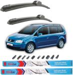 TeamCar Ștergătoare Volkswagen Touran I (2003-2006) Flat | Set față Sistem Antiparalel/Fluture - TeamCar® (TCwTOUR1600r475)