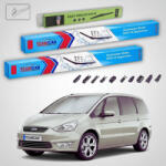 TeamCar Ștergătoare Ford Galaxy Mk2 WA6 2008-2014 | Set Față și Spate Flat Premium - TeamCar® (TC-GALAXYWA6750650350FSFP)