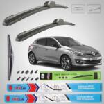 TeamCar Ștergătoare Renault Megane III Hatchback Facelift (2014-2016) TeamCar® - Set Complet (RENM3wq2H2EST20122016)