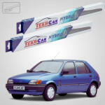 TeamCar Ștergătoare Ford Fiesta Gen III Hatchback 1989-1996 | Set Față Hibrid - TeamCar® (TC-FORD1QW)