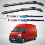 TeamCar Ștergătoare Renault Master Furgon L3H3 (2003-2006) Hibrid | Set față - TeamCar® (20F5h6RRvvQ113W)