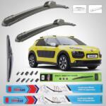 TeamCar Ștergătoare Citroen C4 Cactus (2014-2018) Flat | Set Complet - TeamCar® (TCCTC4CAC14180FLSC)
