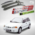 TeamCar Ștergătoare Suzuki Swift MA 5 Uși 1996-2003 | Set Față și Spate Flat - TeamCar® (TC-SUZSWMA5U9603500450340F)