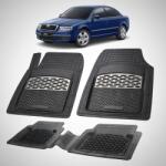 TeamCar® Covorase Auto Tip Tavita Compatibile Skoda Superb Generatia I (2001-2008) Silver (SKUkSKODAq10009)