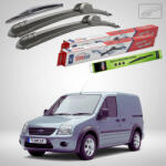 TeamCar Ștergătoare Ford Transit Connect MK1 P65 Van 2-Door 2002-2013 | Set Față și Spate Flat - TeamCar® (TC-TCONNECTMK1V2D550500275FL)