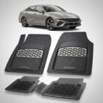 TeamCar® Covorase Auto Cauciuc Compatibile Hyundai Elantra VII Facelift -Silver (HYUfrHY6y2020q299S1)