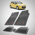 TeamCar® Covorase Citroen DS3 Hatchback 3 Usi Pre-Facelift Compatibile 2010-2014 | Black (qteafmcarsku)
