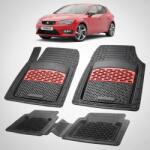 TeamCar Covorase Seat Leon Hatchback 5 Usi Compatibile 2013-2017 | Red (S1EATTOLEcDO)