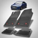 TeamCar Covorase Auto TeamCar® Hyundai Elantra VI (2015-2020) - Cauciuc Tip Tavita (HYU-HYU-2015-2020f)
