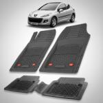 TeamCar Covorase Tip Tavita Compatibile Peugeot 207 Hatchback (3 usi 2009-2012)-Black (CVRsP88uEOTxx7s2h)