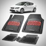 TeamCar® Covorase Seat Leon Hatchback 5 Usi Facelift 2 Compatibile 2012-2013 | Red (SzEATTsEAMC)