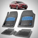 TeamCar® Covorase Auto Hyundai Accent V (HC/YC: 2017-2022)-Cauciuc Tip Tavita-Blue (HY88umnbvta2015)