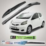 TeamCar Ștergătoare Hibride TeamCar® Toyota Aygo Facelift 3 uși (2009-2012) | Set Complet (gJHB54edw2l)