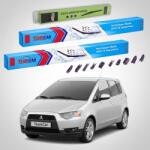 TeamCar Ștergătoare Mitsubishi Colt VII (Z3, Z2) 2008-2012 | Set Față și Spate Flat Premium - TeamCar® (TC-COLT7FSFP)