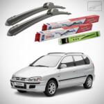 TeamCar Ștergătoare Mitsubishi Space Star I (DG_A) 1998-2004 | Set Față și Spate Flat - TeamCar® (TC-SSTAR1FS-FL)
