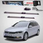 Bosch Set Dedicat Ștergătoare față pentru VW Passat B7 Estate Van 2010-2014 | Bosch Aerotwin A620S (A979S-PASSATB7EV-365)