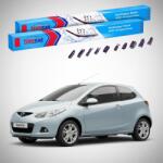 TeamCar Ștergătoare Mazda 2 DE 2008-2010 | Set Față Flat Premium - TeamCar® (TC-MZ2DE08600350FP)