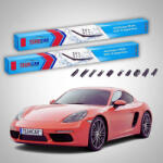 TeamCar Ștergătoare Porsche 718 Cayman 982 2016-2026 | Set Față Flat - TeamCar® (TC-PORSCHE718CAYMAN982550525FU)