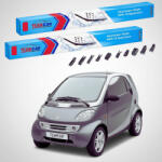 TeamCar Ștergătoare Smart Fortwo Coupe 450 2004-2007 | Set Față Flat Premium - TeamCar® (ST450CP530530FP)