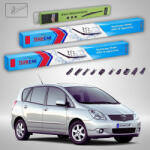 TeamCar Ștergătoare Toyota Corolla Verso E12 MPV 2002-2004 | Set Față și Spate Flat Premium - TeamCar® (TC-CORVE12-65403FLP)