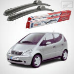 TeamCar Ștergătoare Mercedes-Benz Clasa A W168 1997-2004 | Set Față Flat - TeamCar® (TC-MBCLASAAW1686505750F)