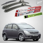 TeamCar Ștergătoare Toyota Avensis Verso M2 MPV 2001-2009 | Set Față și Spate Flat - TeamCar® (TC-AVVM2-654027FL)